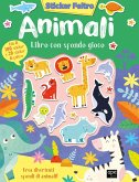 Animali. Sticker feltro. Libro con sfondo gioco Animali. Sticker feltro. Libro con sfondo gioco