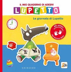 Cover La giornata di Lupetto. Il mio quaderno di adesivi. Amico lupo
