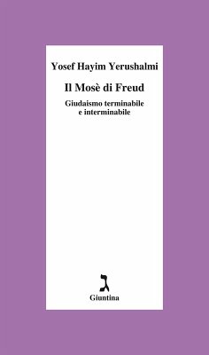 Cover Il Mosè di Freud. Giudaismo terminabile e interminabile