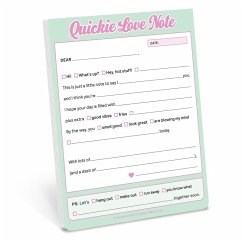 Cover Quickie Love Note: Nifty Notes