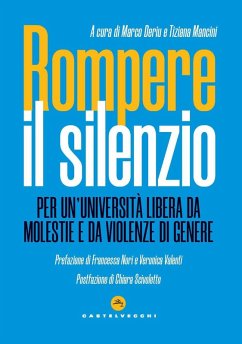 Cover Rompere il silenzio. Per un'università libera da molestie e violenze di genere