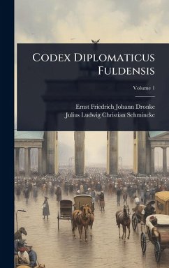 Cover Codex Diplomaticus Fuldensis