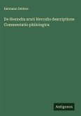 De Hesiodia scuti Herculis descriptione Commentatio philologica
