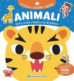 Cover Animali. Gioca, colora e impara con gli stickers