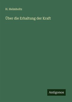 Cover Über die Erhaltung der Kraft