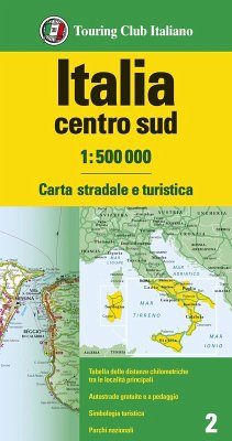 Cover Italia centro sud 1:500.000. Carta stradale e turistica