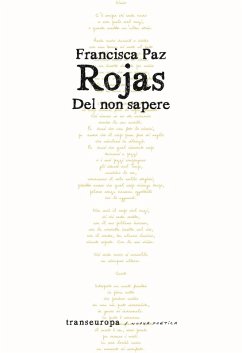 Del non sapere - Paz Rojas, Francisca