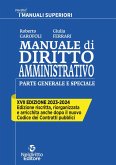 Manuale di diritto amministrativo. Parte generale e speciale Manuale di diritto amministrativo. Parte generale e speciale