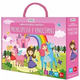 Principesse e unicorni. Libro e puzzle fantasy