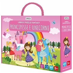 Principesse e unicorni. Libro e puzzle fantasy