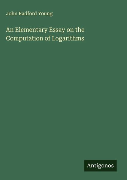 An Elementary Essay on the Computation of Logarithms