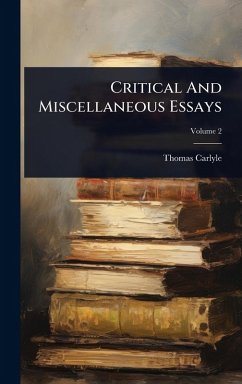 Cover Critical And Miscellaneous Essays
