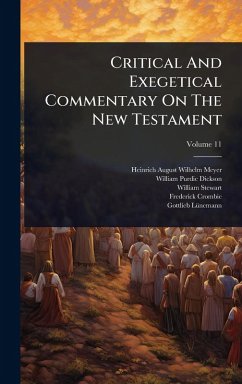 Cover Critical And Exegetical Commentary On The New Testament