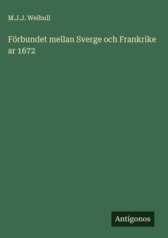 Cover Förbundet mellan Sverge och Frankrike ar 1672