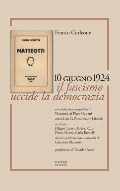 Cover Matteotti. 10 giugno 1924. Il fascismo uccide la democrazia