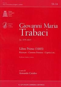 Cover Libro Primo (1603). Ricercate-Canzone franzese-Capricci etc