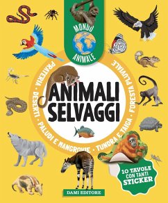 Cover Animali selvaggi. Mondo animale. Con adesivi