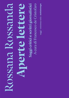 Cover Aperte lettere. Saggi critici e scritti giornalistici