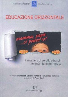 Cover Educazione orizzontale. Il mestiere di sorelle e fratelli nelle famiglie numerose