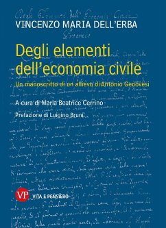 Cover Degli elementi dell'economia civile. Un manoscritto di un allievo di Antonio Genovesi
