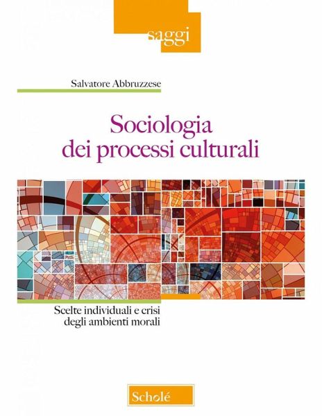 Sociologia dei processi culturali. Scelte individuali e crisi degli ambienti morali Sociologia dei processi culturali. Scelte individuali e crisi degli ambienti morali