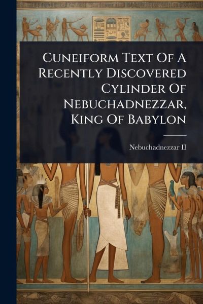 Cuneiform Text Of A Recently Discovered Cylinder Of Nebuchadnezzar, King Of Babylon