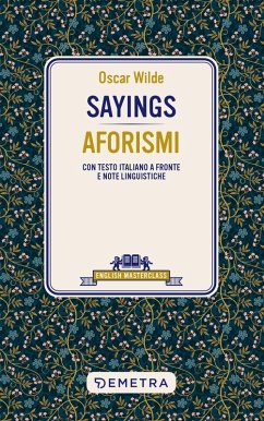 Cover Sayings. Aforismi. Testo italiano a fronte e note linguistiche