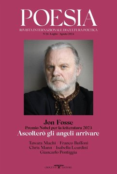 Cover Jon Fosse. Premio Nobel per la letteratura 2023. Ascolterò gli angeli arrivare