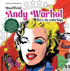 Cover Andy Warhol. Livre de coloriage. Non officiel