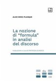 La nozione di 'formula' in analisi del discorso La nozione di 'formula' in analisi del discorso