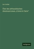 Über den altfranzösischen Abenteuerroman  Über den altfranzösischen Abenteuerroman