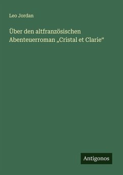 Cover Über den altfranzösischen Abenteuerroman 