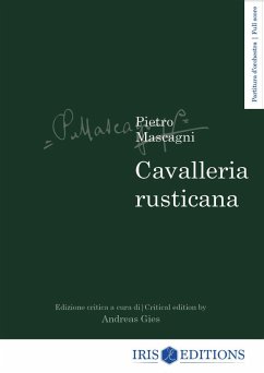 Cover Cavalleria rusticana. Partitura d'orchestra. Ediz. italiana e inglese