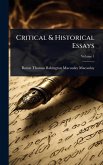 Critical & Historical Essays Critical & Historical Essays