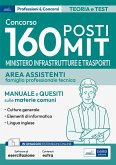 Concorso 160 posti MIT. Ministero Infrastrutture e Trasporti. Area assistenti famiglia professionale e tecnica. Manuale e quesiti sulle materie comuni