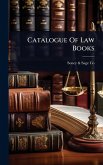 Catalogue Of Law Books Catalogue Of Law Books
