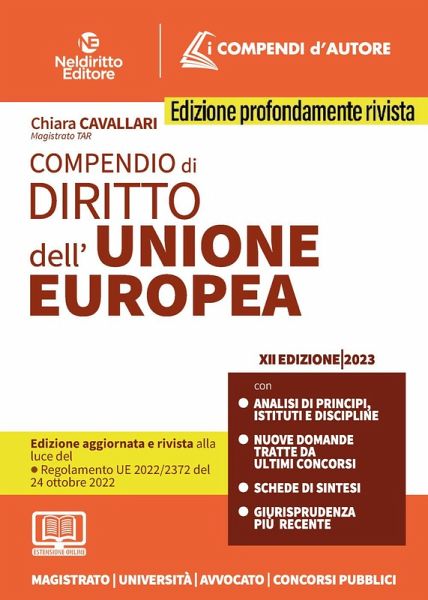 Compendio di diritto dell'Unione Europea