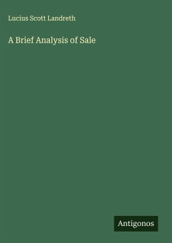 Cover A Brief Analysis of Sale