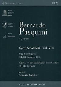 Cover Saggi di contrappunto (SBPK L 214)-Regole...per ben accompagnare con il Cembalo (Bc, MS. D 138/2)