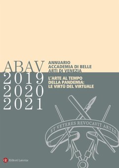 Cover Annuario Accademia di Belle Arti di Venezia 2019-2020-2021. L'arte al tempo della pandemia: le virtù del virtuale