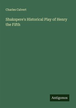 Cover Shakspere's Historical Play of Henry the Fifth
