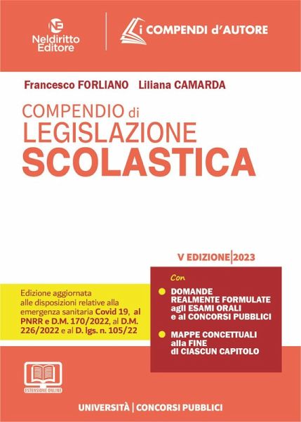 Compendio di legislazione scolastica