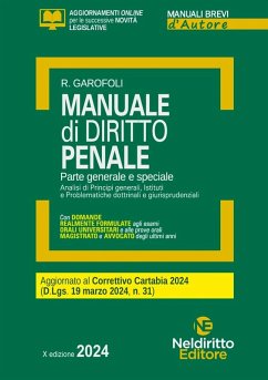 Manuale di diritto penale. Parte generale e speciale. Aggiornato al Decreto correttivo Cartabia - Garofoli, Roberto
