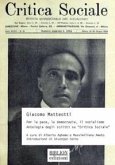 Giacomo Matteotti. Per la pace, la democrazia, il socialismo. Antologia degli scritti su 'Critica Sociale'