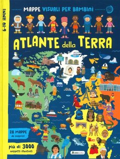 Cover Atlante della Terra. Mappe visuali per bambini
