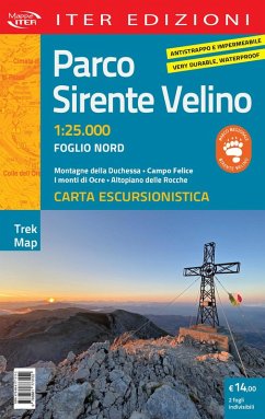 Cover Parco Sirente Velino. Carta escursionistica 1:25.000