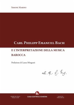 Cover Carl Philipp Emanuel Bach e l'interpretazione della musica barocca
