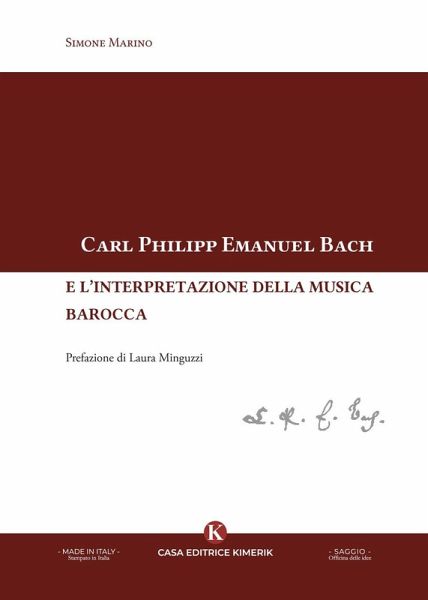 Carl Philipp Emanuel Bach e l'interpretazione della musica barocca