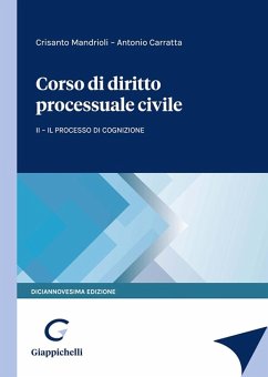 Il processo di cognizione - Mandrioli, Crisanto; Carratta, Antonio