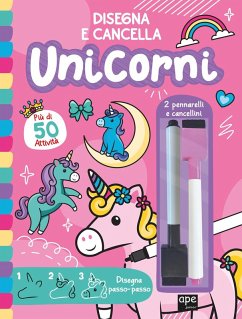 Cover Unicorni. Disegna e cancella
